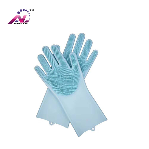 Foot Grade Silione Brush Rubber Silicone Gloves