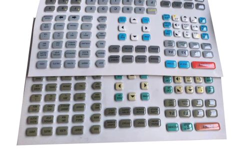 Silicone Keypad with Epoxy Coating