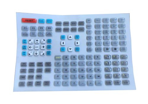 Silicone Keypad with Epoxy Coating