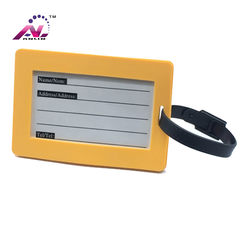 Silicone Luggage Tag with Name Id Card